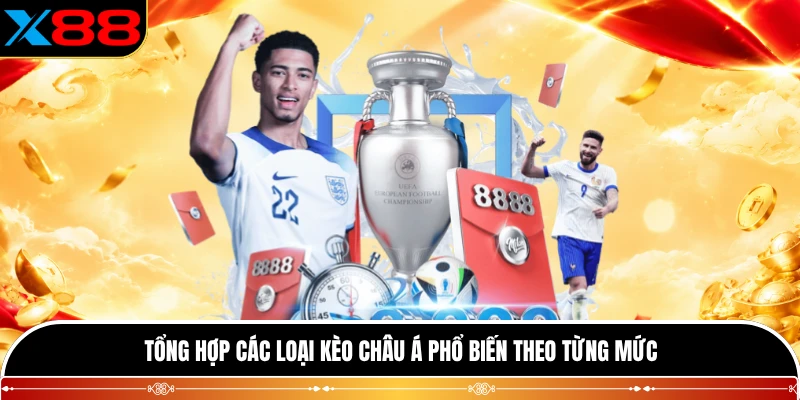 Tổng hợp các loại kèo Châu Á phổ biến theo từng mức